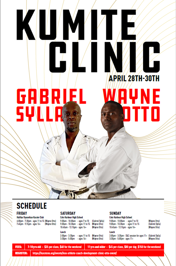 Otto & Sylla Kumite Clinic Poster